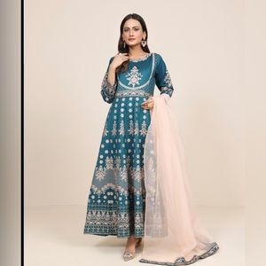 Pakistani Indian party or bridal and wedding dress